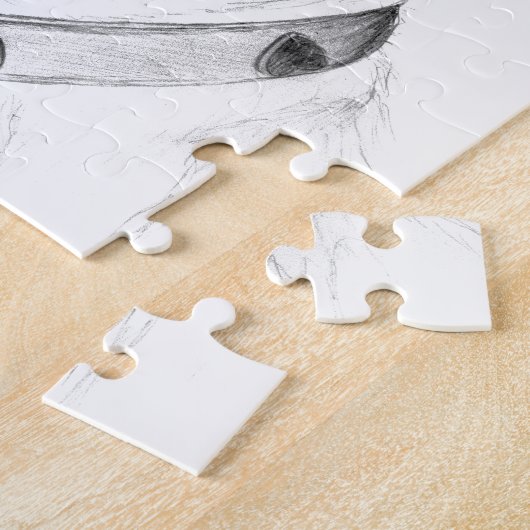 Een Pit Bull Smile Legpuzzel (Zijkant)