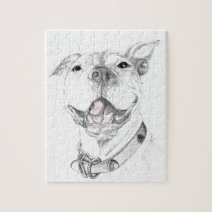 Een Pit Bull Smile Legpuzzel