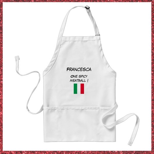 Een pittig gehaktbal Schort