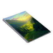 Een pittoreske oase van groen notitieboek (Rechterzijde)