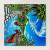 Een pittoreske rivier legpuzzel (Horizontaal)