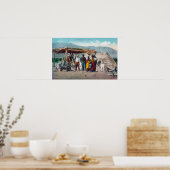 Een Piute Indian Camp met NativesNevada Poster (Keuken)