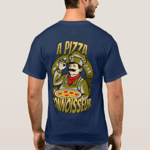 Een Pizza Connoisseur, elegant en cool T-shirt