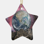 Een plaats in de ruimte keramisch ornament (Links)