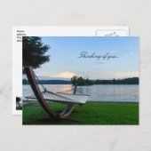 Een plaats om het denken van uw Briefkaart te onts (Voorkant / Achterkant)