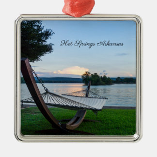 Een plaats om het Premium Square Ornament te ontla