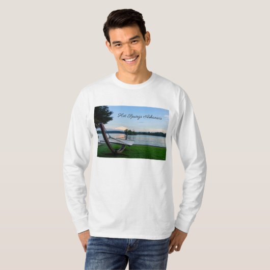 Een plaats om het Shirt van de lange hoes los te m (Voorkant volledig)