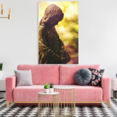 Een plaats om na te denken canvas afdruk (Insitu (Woonkamer))