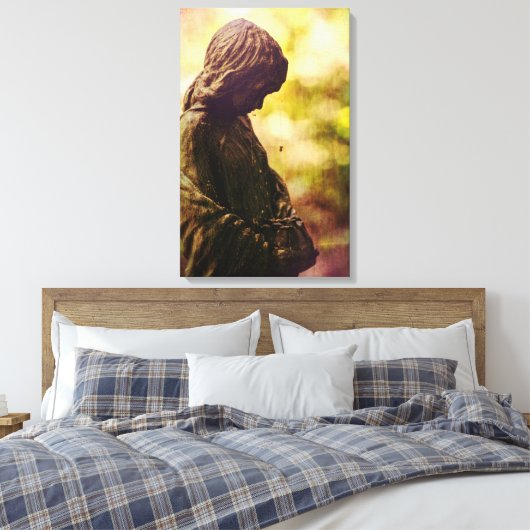 Een plaats om na te denken canvas afdruk (Insitu (Slaapkamer))