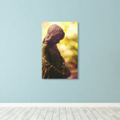 Een plaats om na te denken canvas afdruk (Insitu (Houten vloer))