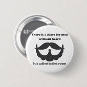 Een plaats voor mannen zonder baard Button (Voorkant /achterkant)