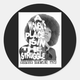 Een plaats voor vrouwen - Ata Shakur Sticker