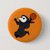 Een Plague Friendly Halloween. Ronde Button 5,7 Cm (Voorkant)