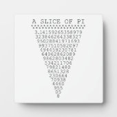 Een plak Pi-getallen Fotoplaat (Voorkant)