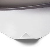 Een plakje cheesecake met slagroom perfect poster (Hoek)