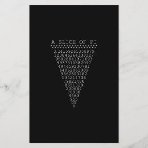 Een plakje Pi-cijfers Flyer