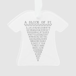 Een plakje Pi Grafiek Ornament
