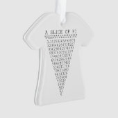Een plakje Pi Grafiek Ornament (voorkant)