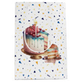 Een plakje taart geschenkzak medium cadeauzakje (Voorkant)