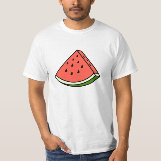 Een plakje watermeloen t-shirt (Voorkant)