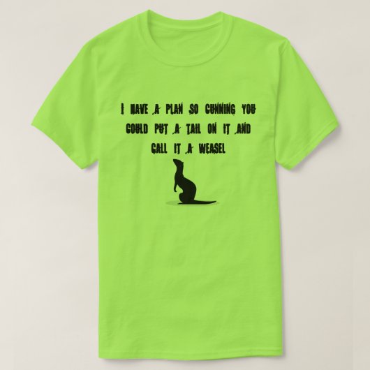 Een plan dat het shirt van T zo verplettert (Design voorkant)