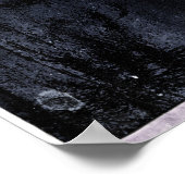 Een plan of kaart van het zonnestelsel poster (Hoek)