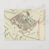 Een plan van het eigendom van de Hampton Normal Briefkaart (Voorkant)