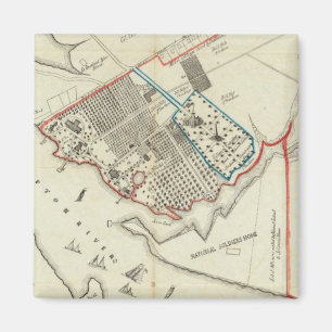 Een plan van het eigendom van de Hampton Normal Magneet