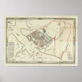 Een plan van het eigendom van de Hampton Normal Poster (Voorkant)