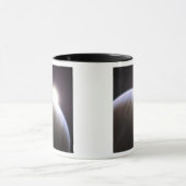 Een planeet buiten de zon met haar moederster mok (Midden)