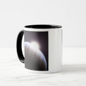 Een planeet buiten de zon met haar moederster mok (Voorkant links)