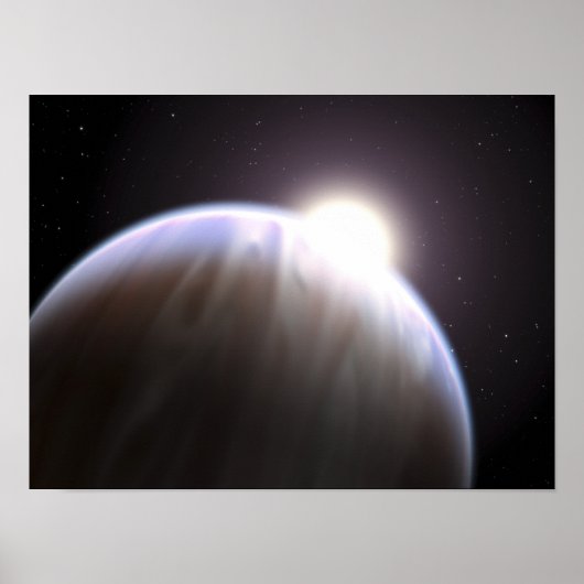 Een planeet buiten de zon met haar moederster poster (Voorkant)