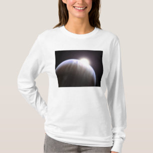Een planeet buiten de zon met haar moederster t-shirt