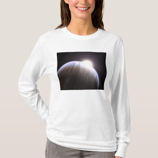 Een planeet buiten de zon met haar moederster t-shirt (Voorkant)