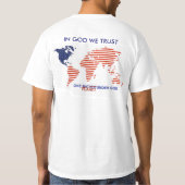 Eén planeet onder God T-shirt (Achterkant)