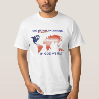 Eén planeet onder God T-shirt