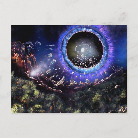 Een planeet ontmantelen briefkaart (Voorkant)