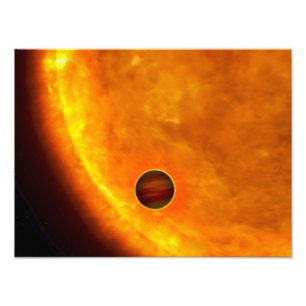 Een planeet op maat van Jupiter Foto Afdruk