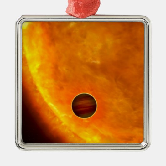 Een planeet op maat van Jupiter Metalen Ornament (Voorkant)