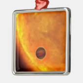 Een planeet op maat van Jupiter Metalen Ornament (Links)