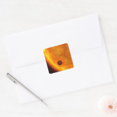 Een planeet op maat van Jupiter Vierkante Sticker (Envelop)