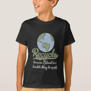 Een planet is een verschrikkelijk ding om Kinder T T-shirt