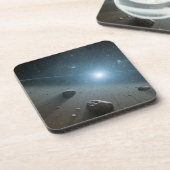 Een planetoïdengordel rond de heldere ster Vega. Bier Onderzetter (Linkerzijde)