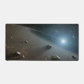 Een planetoïdengordel rond de heldere ster Vega. Bureaumat (Voorkant)