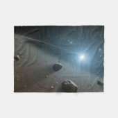 Een planetoïdengordel rond de heldere ster Vega. Fleece Deken (Voorkant (Horizontaal))