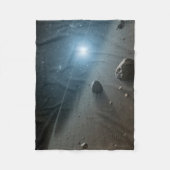 Een planetoïdengordel rond de heldere ster Vega. Fleece Deken (Voorkant)