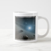 Een planetoïdengordel rond de heldere ster Vega. Grote Koffiekop (Rechts)