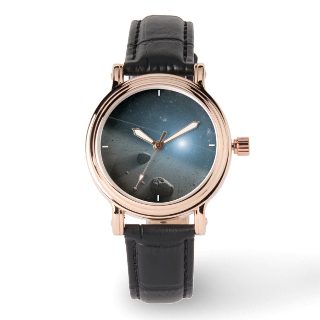 Een planetoïdengordel rond de heldere ster Vega. Horloge (Voorkant)