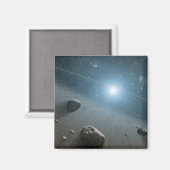 Een planetoïdengordel rond de heldere ster Vega. Magneet (Voorkant / Achterkant)