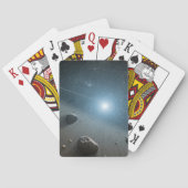 Een planetoïdengordel rond de heldere ster Vega. Pokerkaarten (Achterkant)